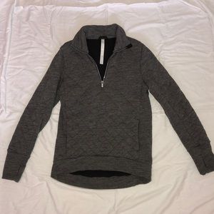 Lululemon quarter-zip grey jacket, worn once!